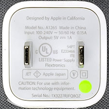 Counterfeit Applew Charger