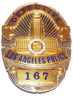 Fake LAPD badge