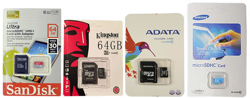 fake microSD cards