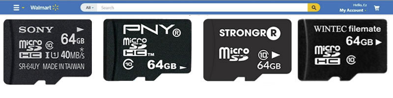 image-fake Walmart microSD