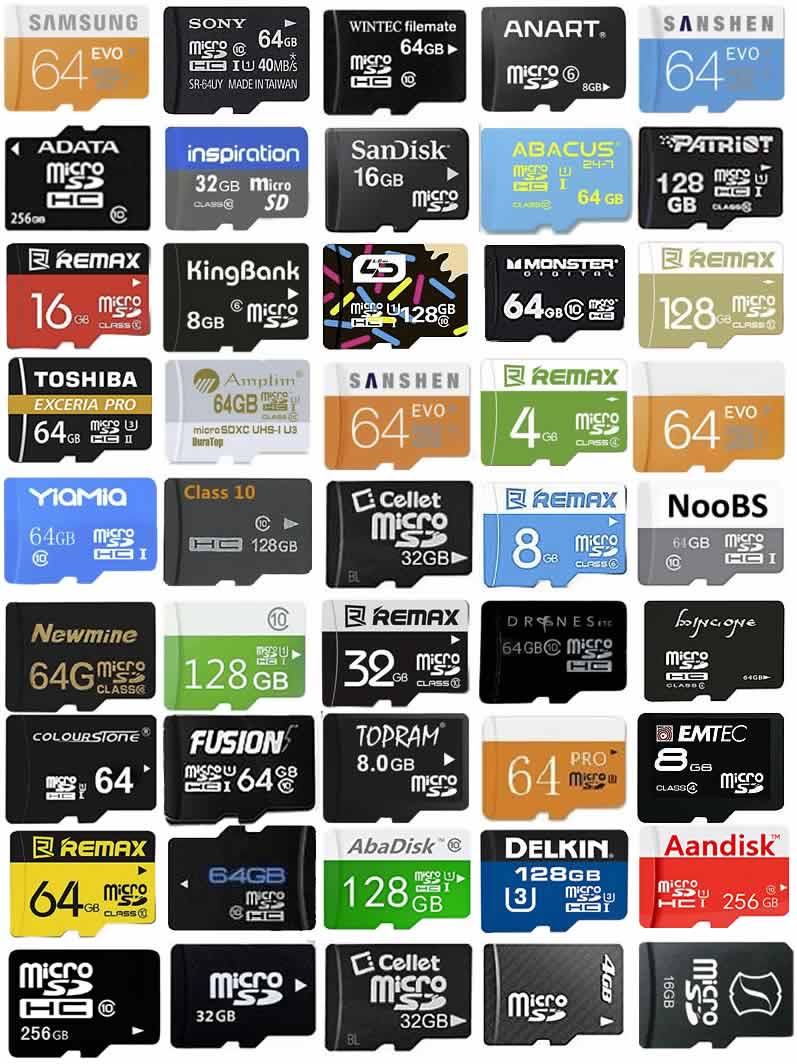 fake microSD memory
