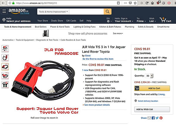 counterfeit Mongoose cable