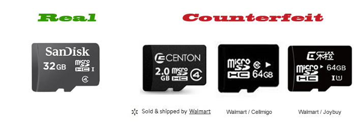 image - fake Walmart products